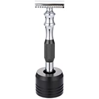 Los mejores  - Maquinilla de afeitar para hombre- Maquinilla de afeitar de doble filo clásica y afeitado de seguridad de base(#6)